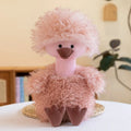 Duck Plush Toy Cute Fluffy Curly Stuffed Animal Doll Soft Kawaii Gift 50cm
