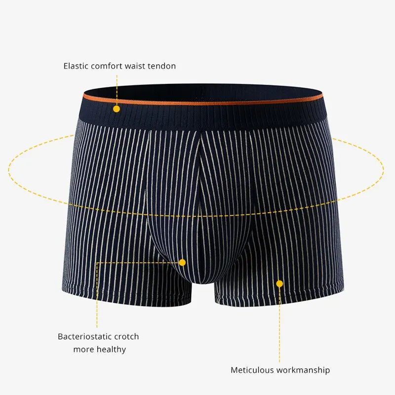 Men's Comfort-Fit Ribbed Boxer Briefs (Multipack)
