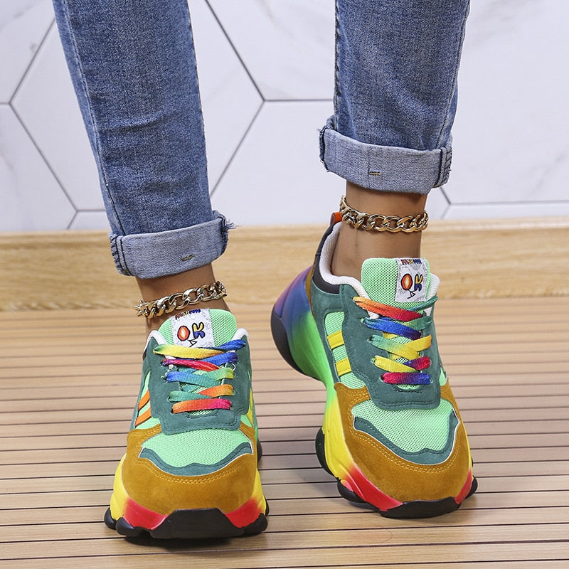 Calla - Women's Orthopedic Multicolor Slip-On Sneakers