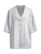 Casual Jacquard T-shirt Set Sets coofandystore 