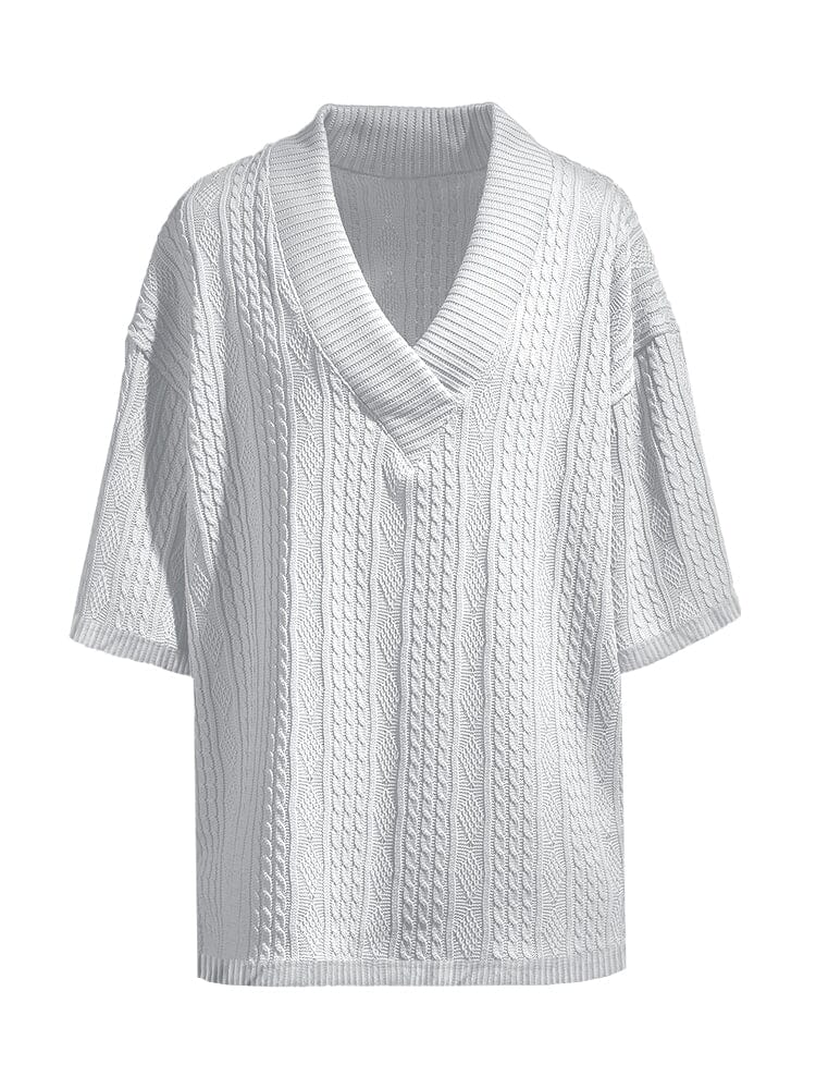Casual Jacquard T-shirt Set Sets coofandystore 