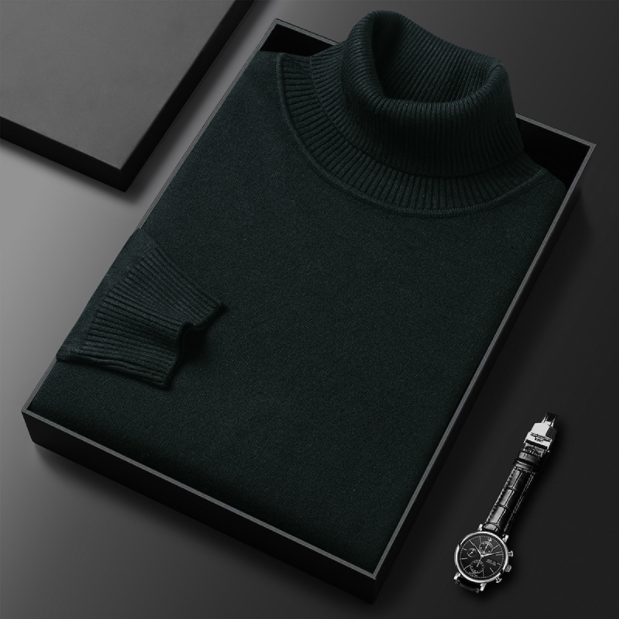 Emiel - Men's Knit Roll-Neck Sweater