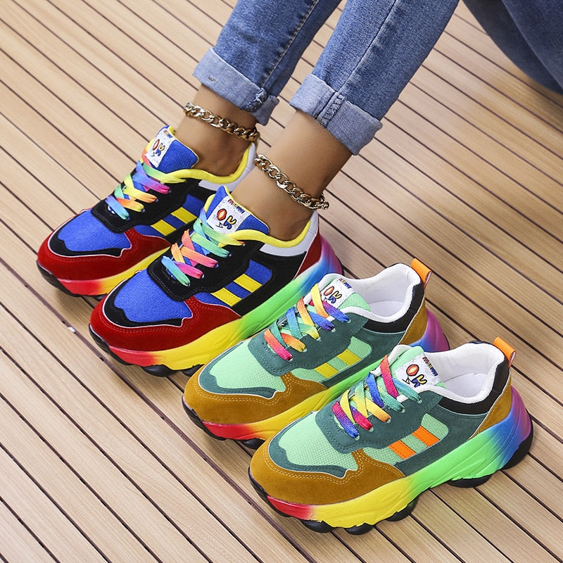 Calla - Women's Orthopedic Multicolor Slip-On Sneakers