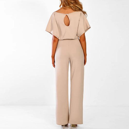 Blair - Women's Belted Wide Leg Jumpsuit