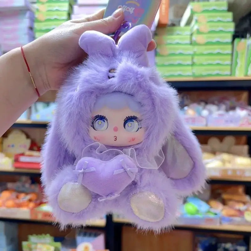 Kawaii Bunny Doll Keychain Cute Rabbit Plush Bag Charm Pendant Gift