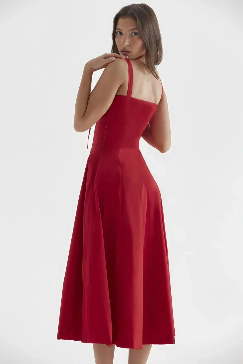 Linsay - Women's Corset Midi Sundress