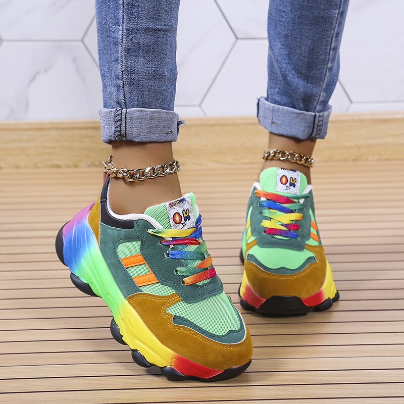 Calla - Women's Orthopedic Multicolor Slip-On Sneakers