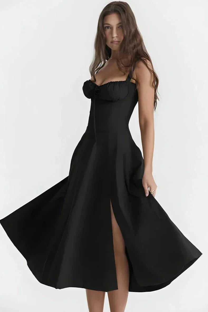 Linsay - Women's Corset Midi Sundress