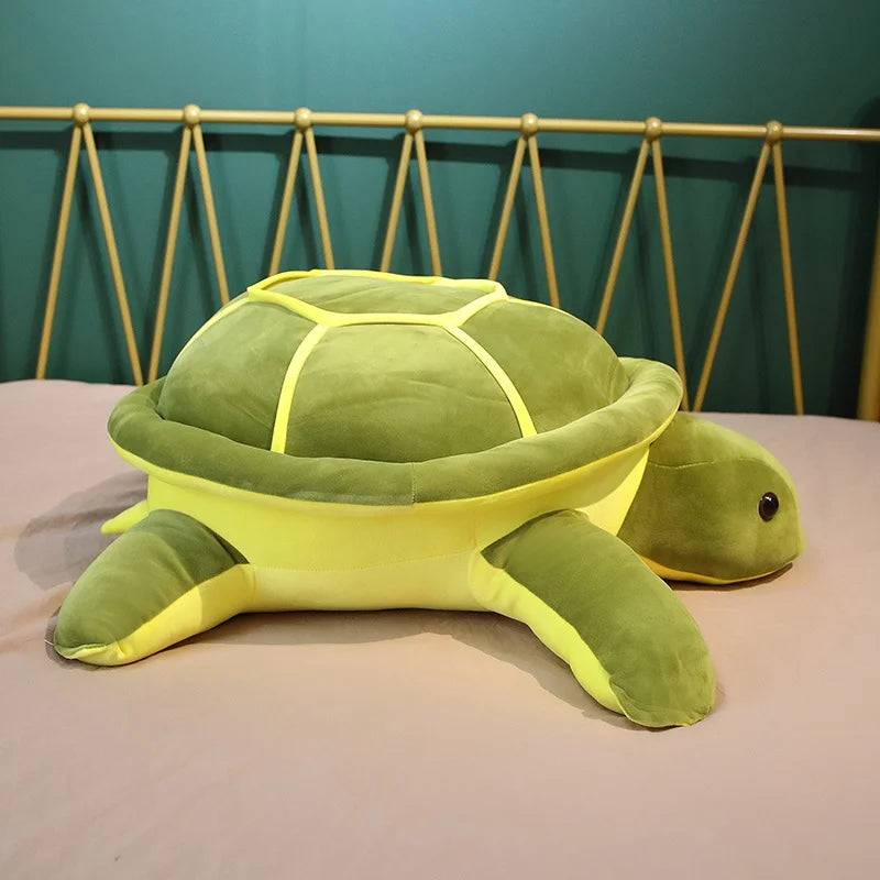 Sea Turtle Plush Toy Cute Stuffed Animal Tortoise Pillow Soft Kawaii Gift 35cm