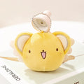 Kawaii Winged Cat Plush Keychain Cute Anime Stuffed Animal Bag Charm Pendant