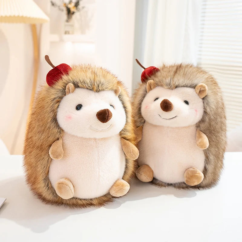 Hedgehog Plush Toy Cute Stuffed Animal Soft Lifelike Hedgehog Doll Gift