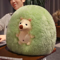 Hedgehog Plush Pillow Round Stuffed Animal Cushion Fluffy Soft Kawaii 30-60cm