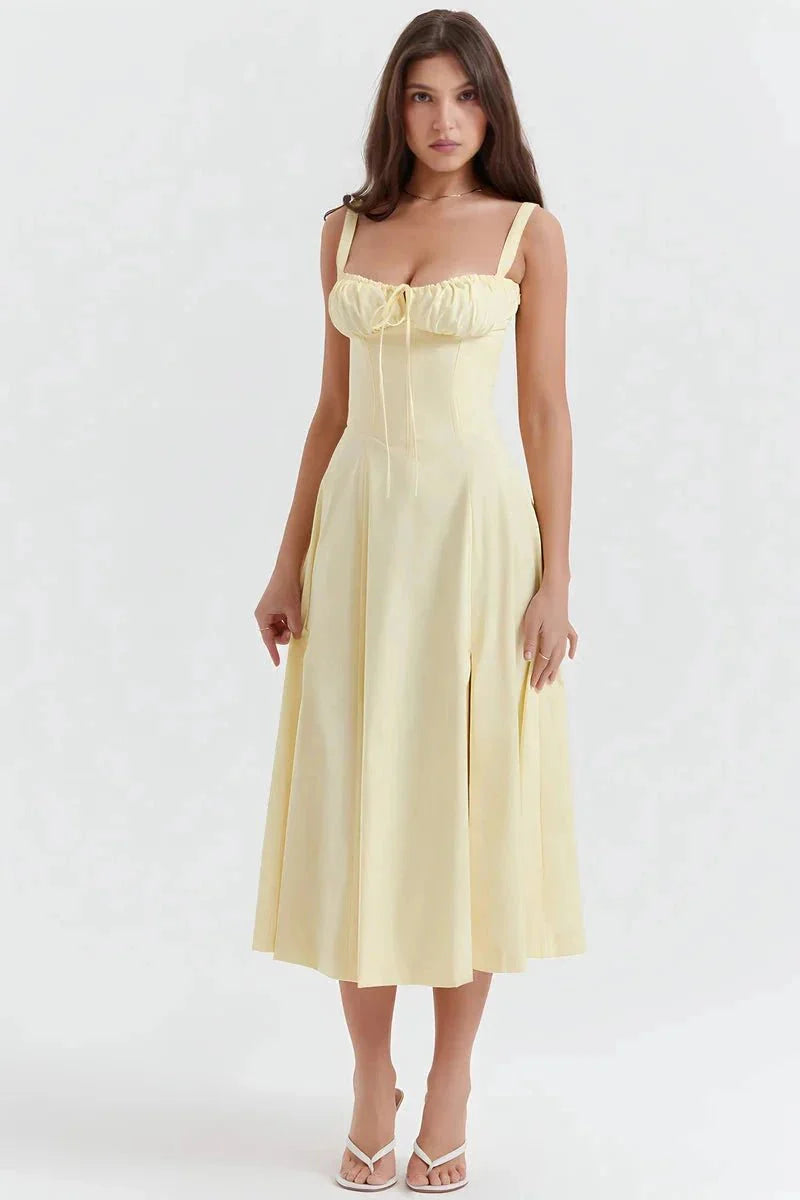 Linsay - Women's Corset Midi Sundress