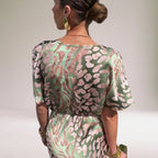 Amara - Women's Wrap Maxi Wedding Guest Dress