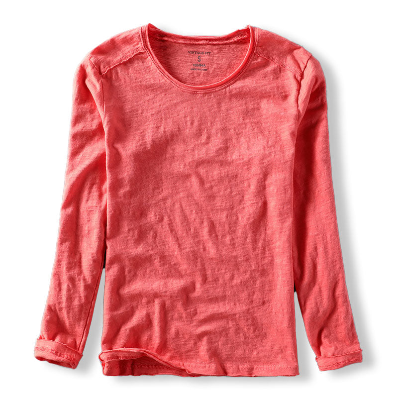 Toshiro - Men's Slub Cotton Long Sleeve Tee