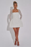 Triselle - Women's Sequin Lace-Back Mini Dress