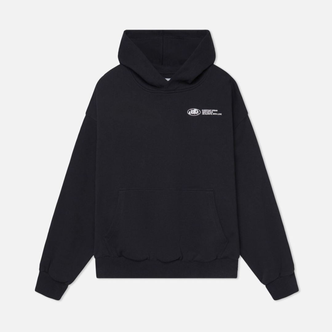 With Love - Unisex Oversized Graphic Hoodie