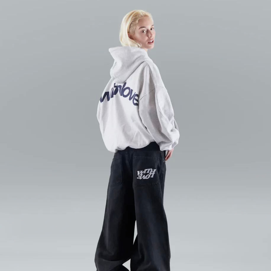 With Love - Unisex Oversized Graphic Hoodie