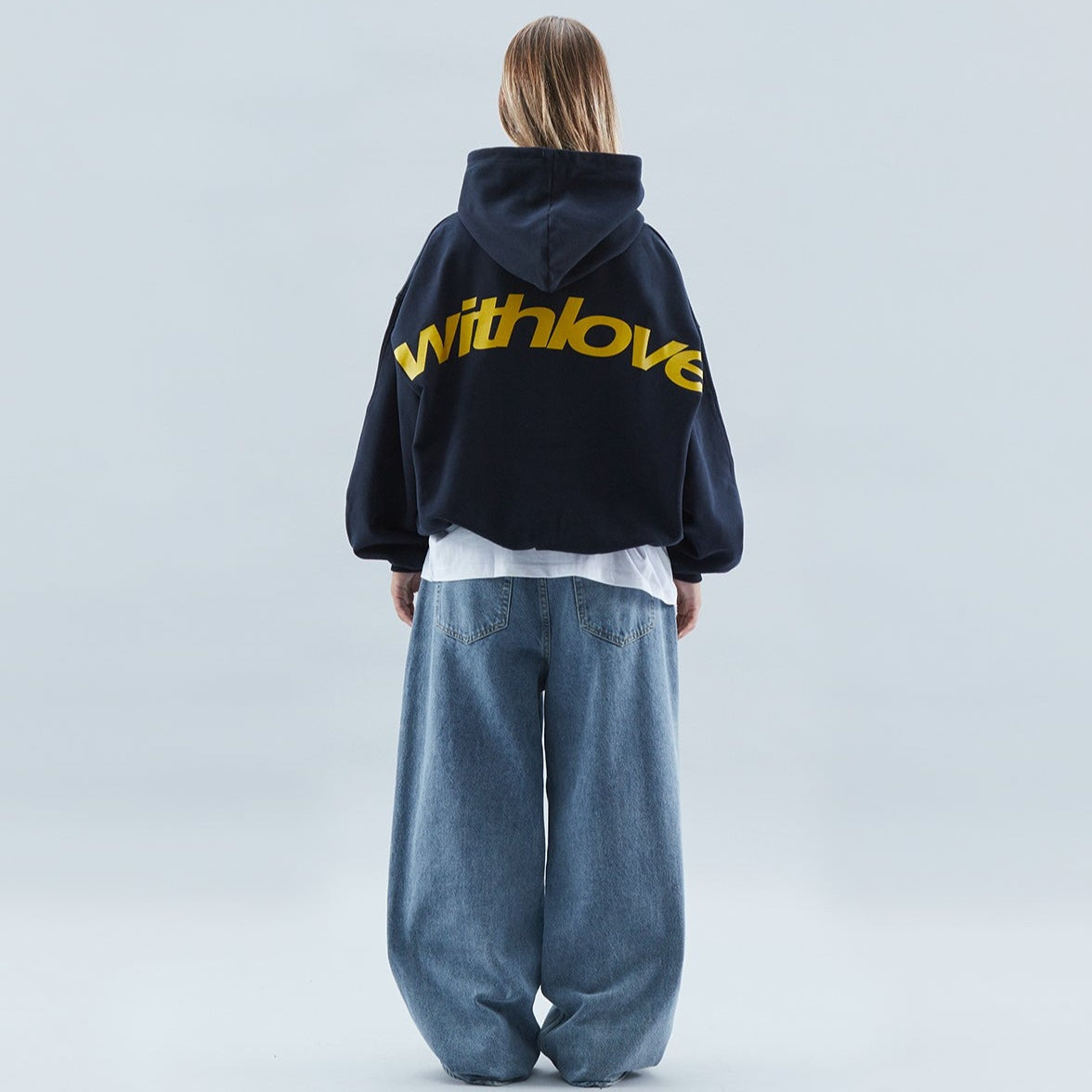 With Love - Unisex Oversized Graphic Hoodie