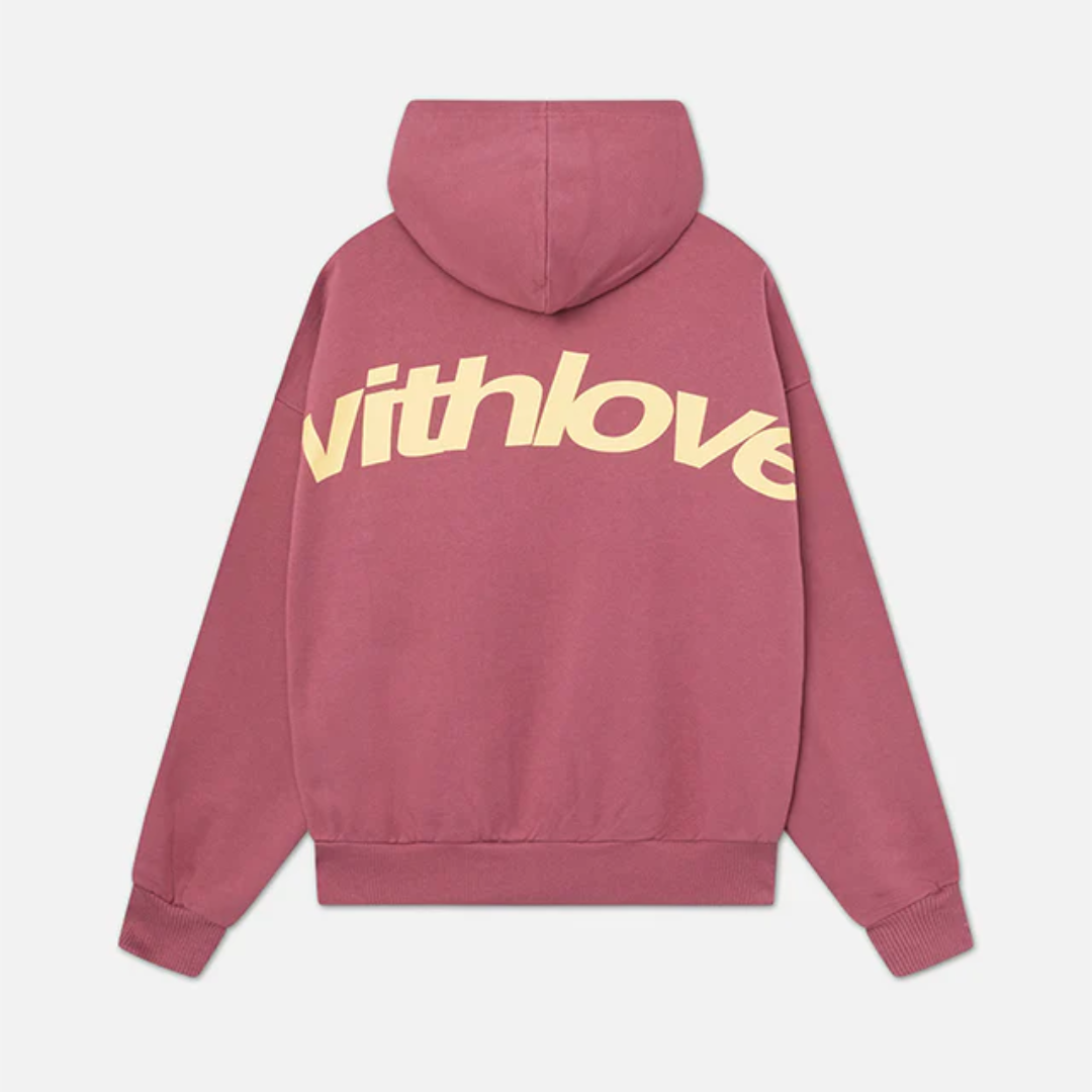 With Love - Unisex Oversized Graphic Hoodie