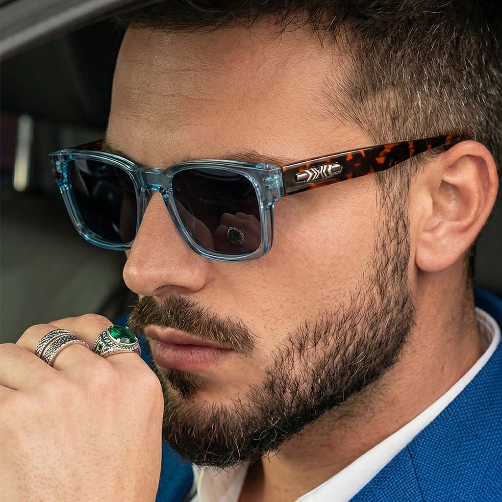 Weston - Men's Polarized Rectangle Sunglasses