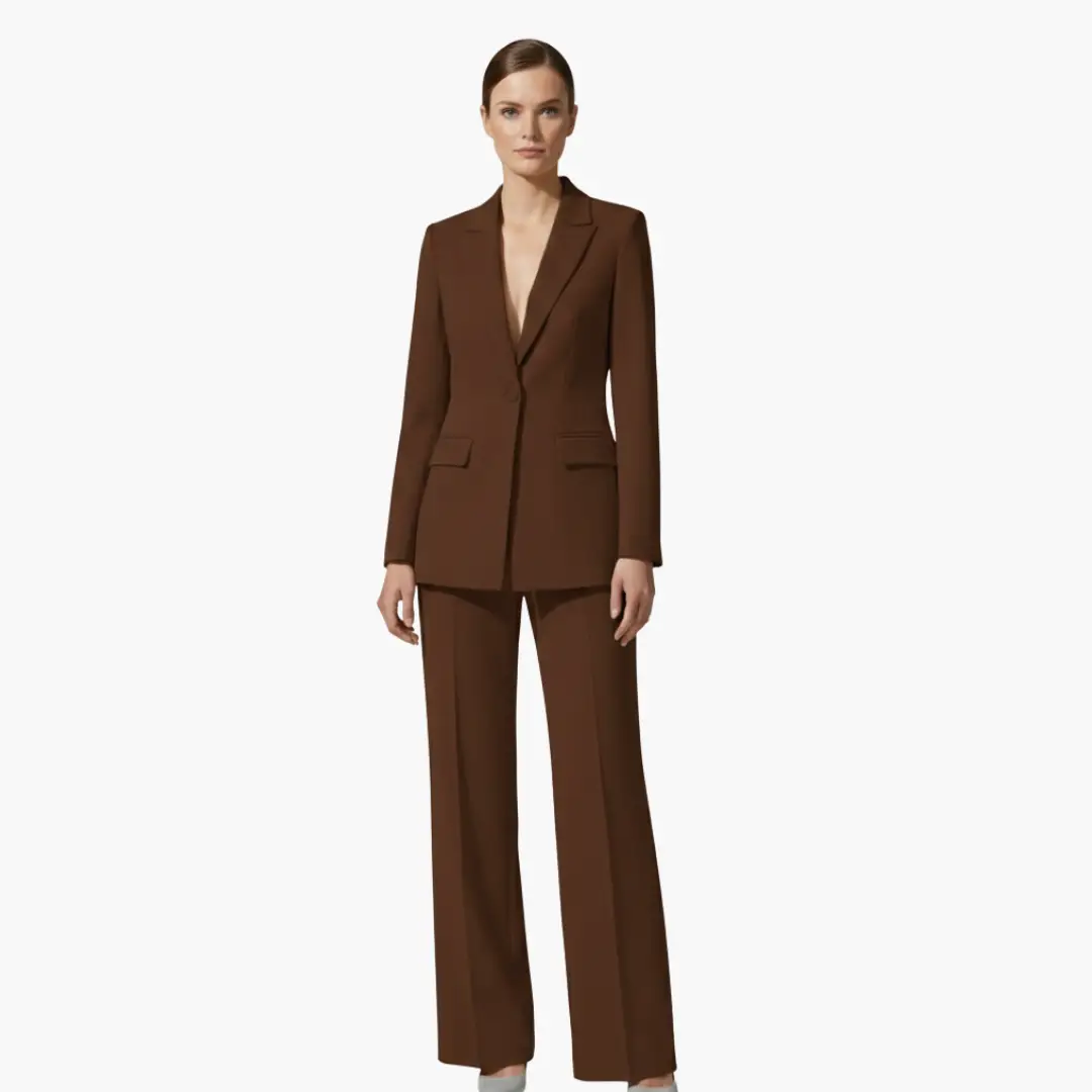 Women's Three-Piece Blazer, Camisole & Pants Suit Set
