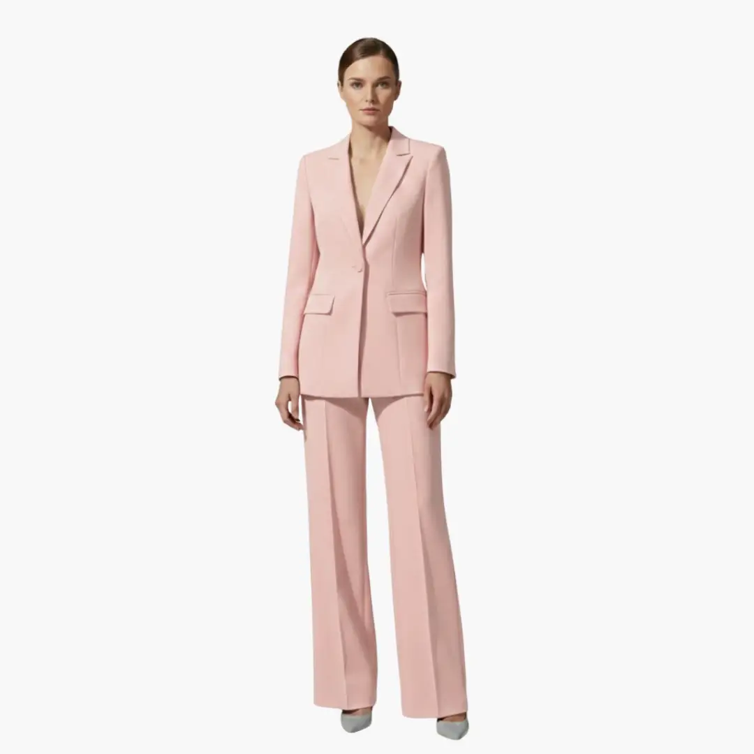 Women's Three-Piece Blazer, Camisole & Pants Suit Set