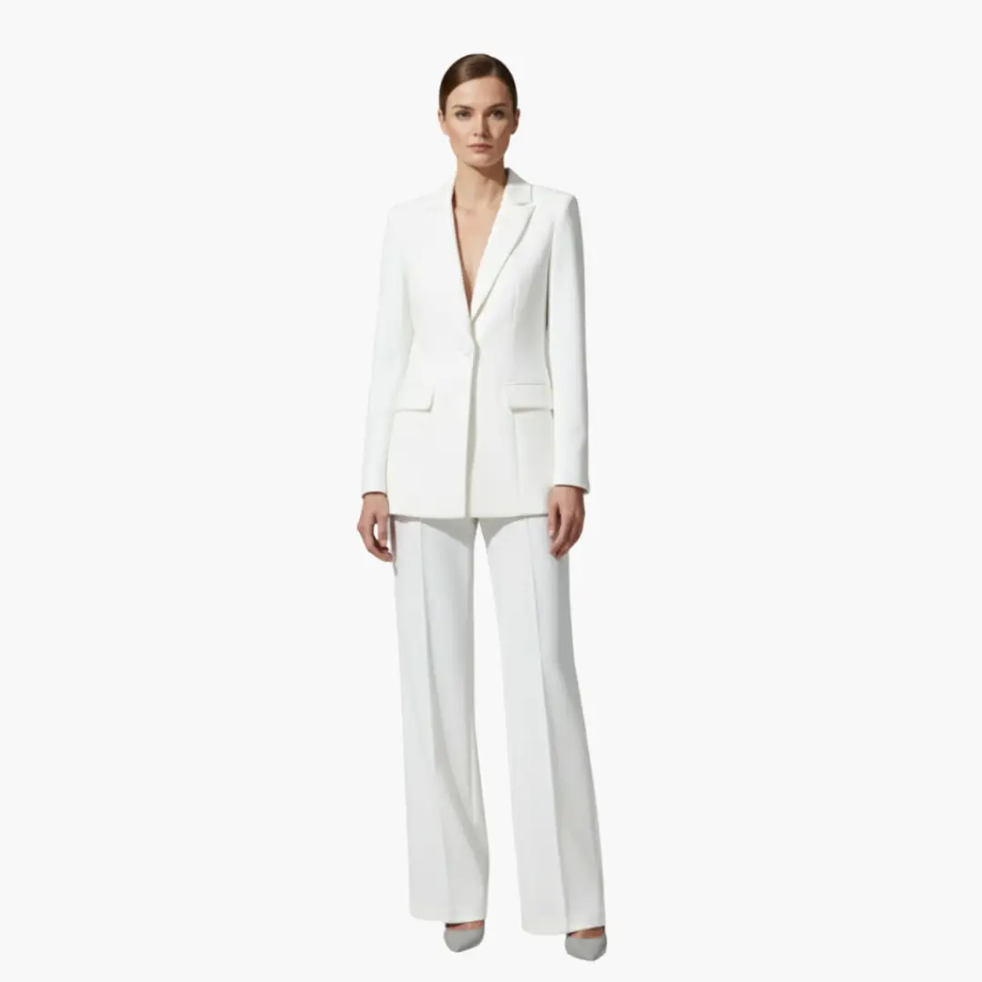 Women's Three-Piece Blazer, Camisole & Pants Suit Set