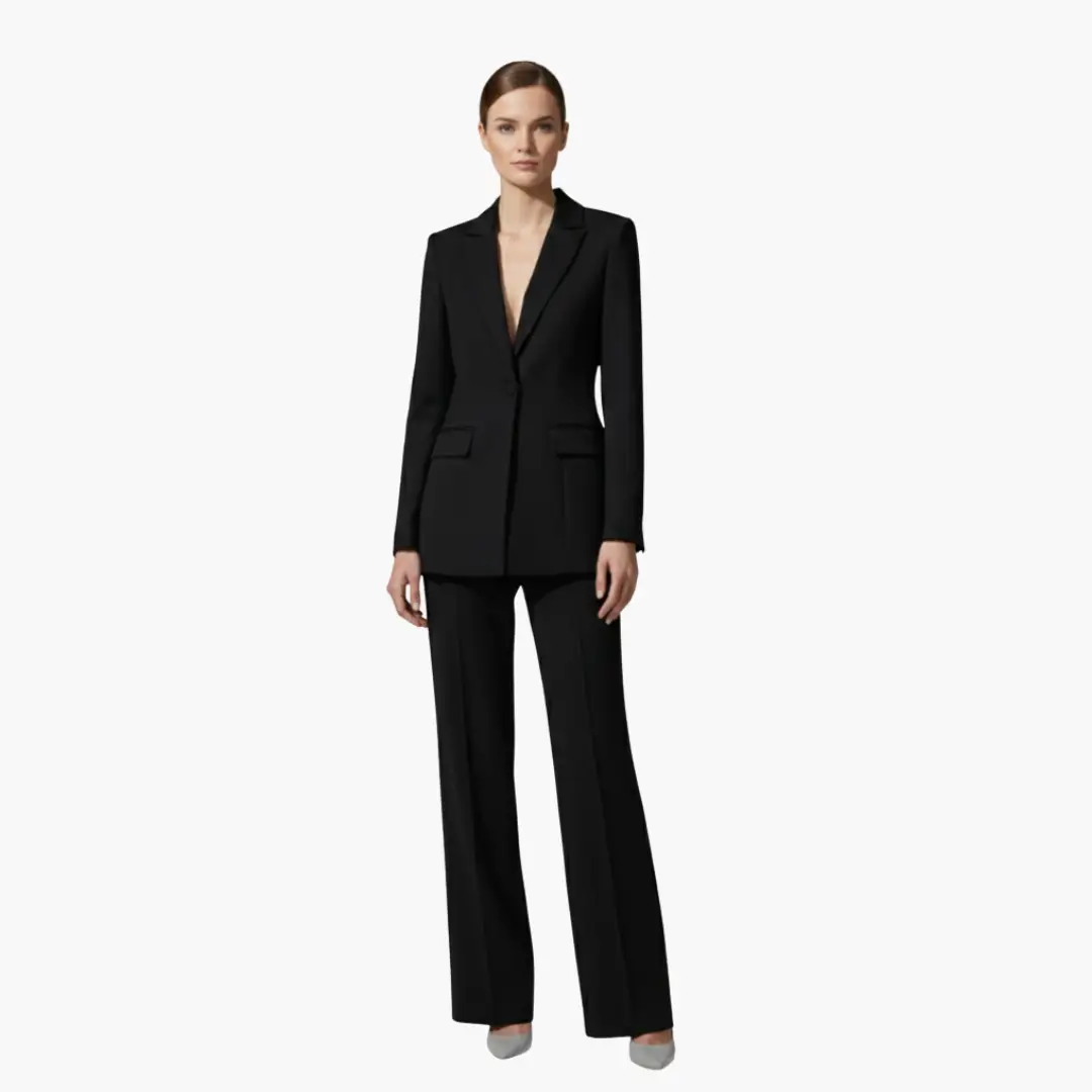 Women's Three-Piece Blazer, Camisole & Pants Suit Set