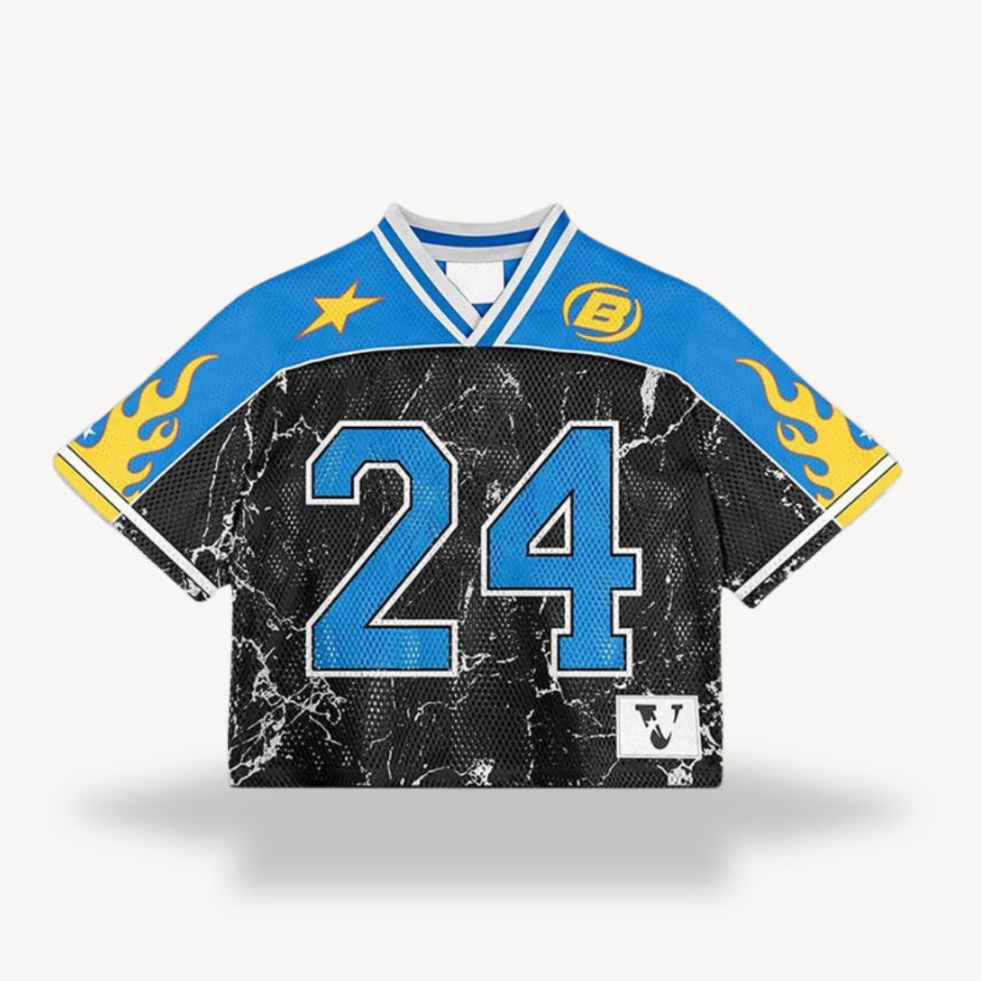 Men's Oversized Graphic Sport Jersey