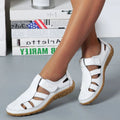 Women's Cut-Out Leather Sandals