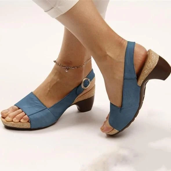 Gigi - Women's Orthopedic Block Heel Sandals