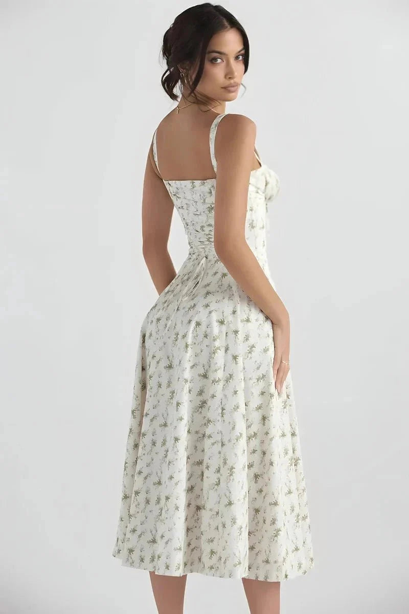 Linsay - Women's Corset Midi Sundress