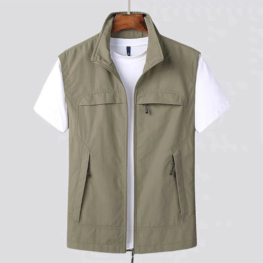 Men's Quick-Dry Stand-Collar Vest