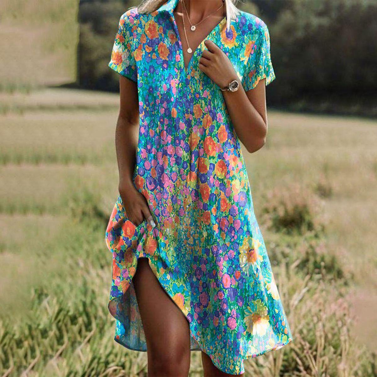 Women's Elegant Maxi Dress - Long Flowy Evening Dress