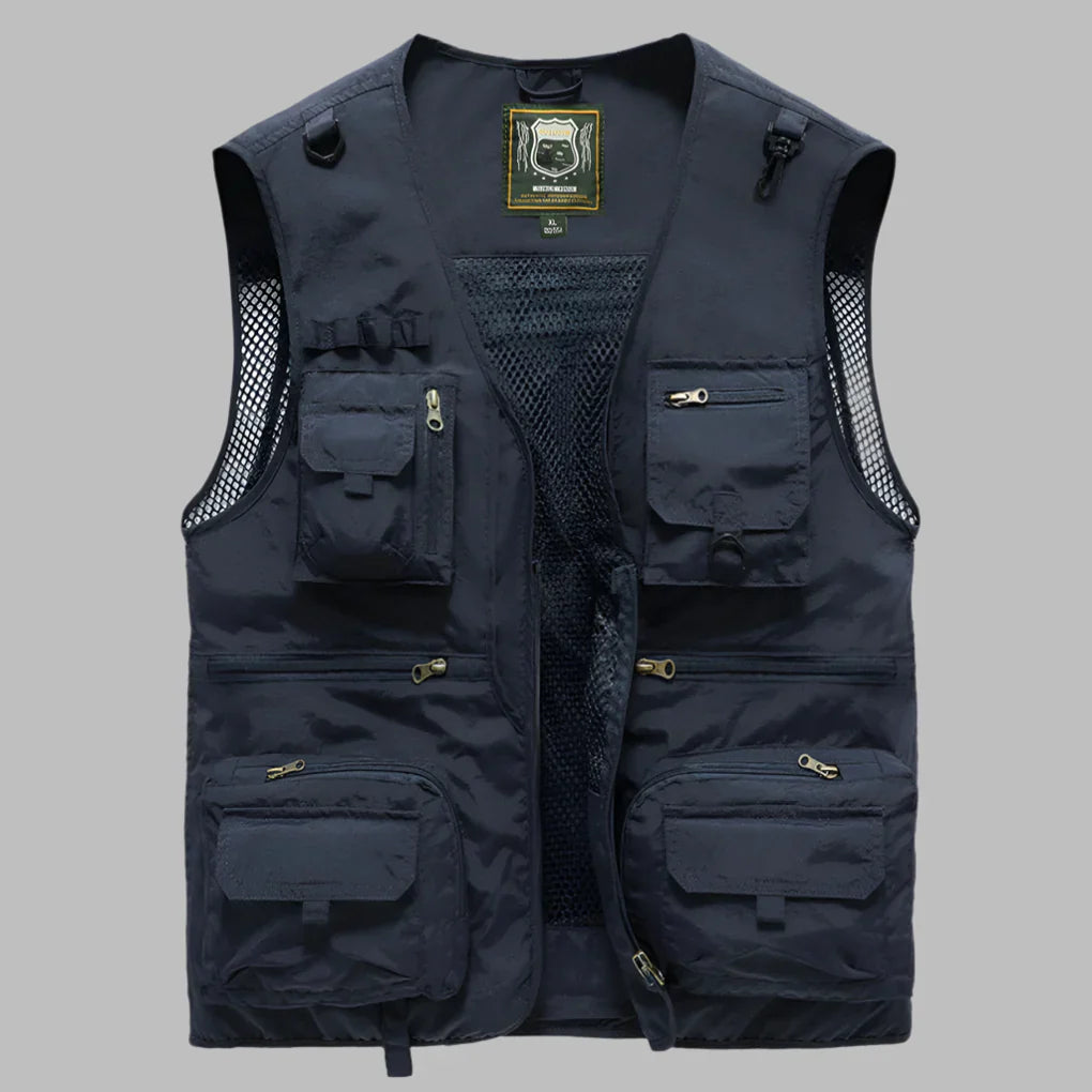 Men's Multi-Pocket Utility Vest