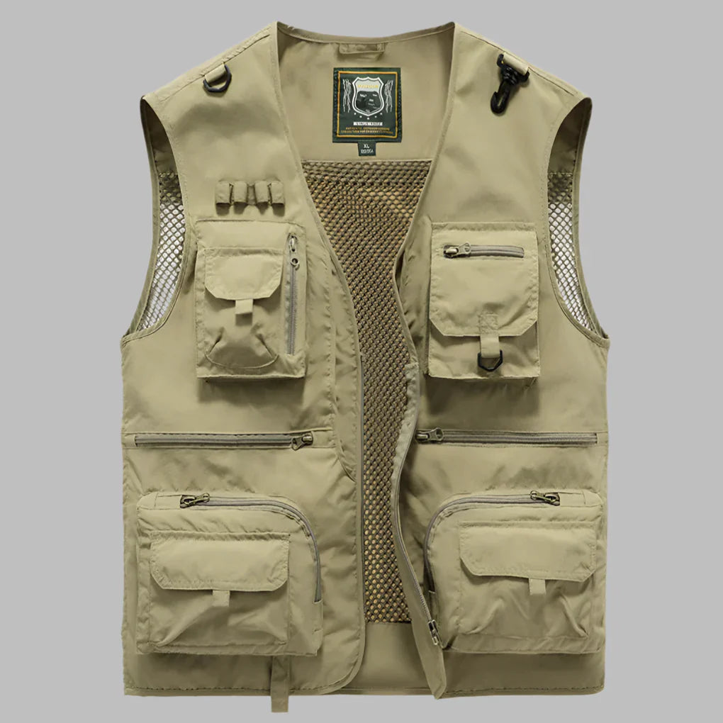 Men's Multi-Pocket Utility Vest