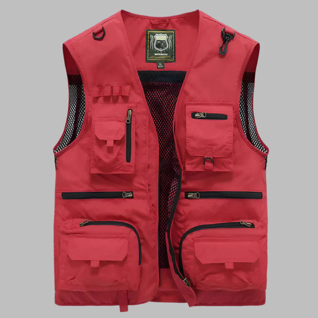 Men's Multi-Pocket Utility Vest
