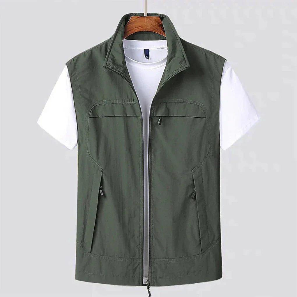 Men's Quick-Dry Stand-Collar Vest